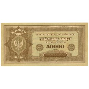 50.000 Polnische Mark 1922 - Serie B