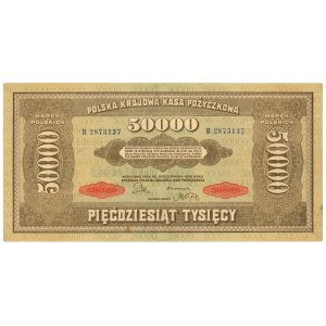 50.000 Polnische Mark 1922 - Serie B
