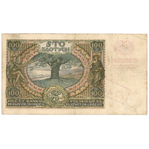 100 zloty 1934 - BD series. - false reprint
