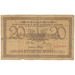 20 marek polskich 1919 - seria B