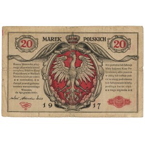 20 Polish marks 1916 - jeneral - series A