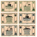 KŁODZKO (Glatz) - 25-100 fennigs 1921 - set of 12 pieces
