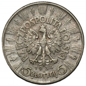 5 złotych 1934 - Józef Piłsudski