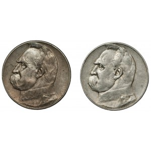 5 zloty 1936 - Józef Piłsudski - set of 2 pieces