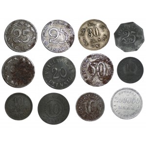 Monety zagraniczne - set 11 sztuk