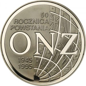 20 Gold 1995 - 50th Anniversary of the United Nations.
