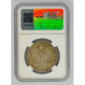 10 gold 1932, Head of a Woman, London - NGC UNC DETAILS