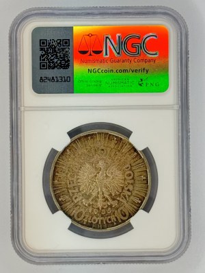 10 gold 1935 Józef Piłsudski - NGC MS 62