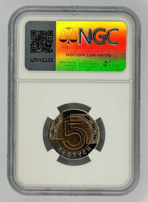 5 gold 1996 - NGC MS 66