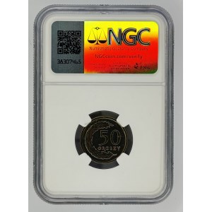 50 pennies 1992 - NGC MS 66