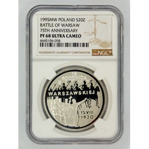 20 Gold 1995 - 75th Anniversary of the Battle of Warsaw - NGC PF 68 ULTRA CAMEO