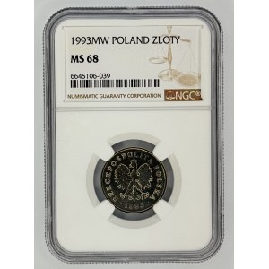 1 gold 1993 - NGC MS 68