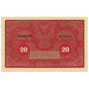 20 Polish marks 1919 - II Series FM