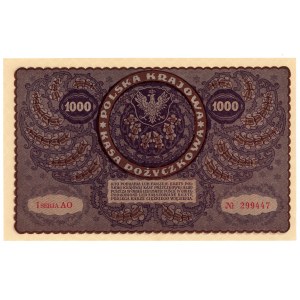 1 000 poľských mariek 1919 - I Serja AO
