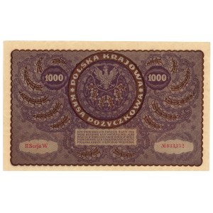 1,000 Polish marks 1919 - II Series W