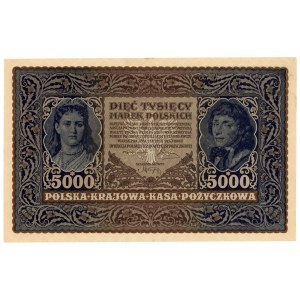 5,000 Polish marks 1920 - III Series A