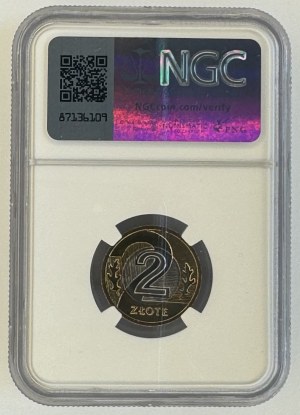 2 złote 1995 - NGC MS 69 - TOP POP