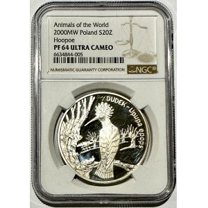 20 złotych 2000 - Dudek - NGC PF 64 ULTRA CAMEO