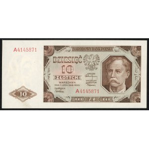 10 złotych 1948 - seria A