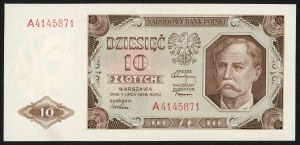 10 złotych 1948 - seria A