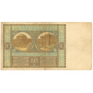 50 zloty 1925 - series AY. - RARE VINTAGE