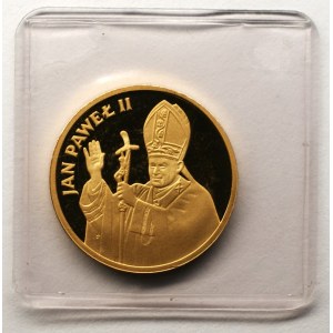 1.000 Gold 1982 - Johannes Paul II Valcambi Schweiz - Spiegelmarke (PROOF)