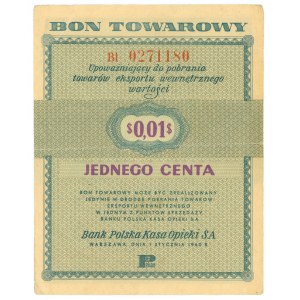 PEWEX - 1 cent 1960 - BI series