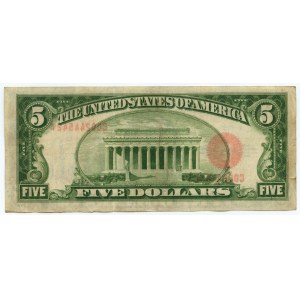 USA - 5 dolarów 1928 - seria C
