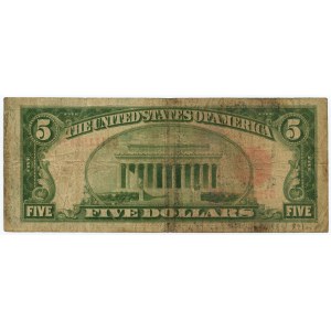 USA - 5 dolarów 1928 A - seria C