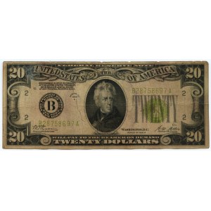 USA, $20 1928B - Wood &amp; Mellon