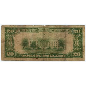 USA, $20 1928B - Wood &amp; Mellon
