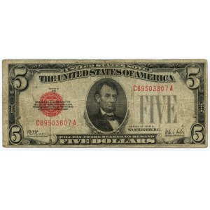 USA - 5 dolarów 1928 A - seria C