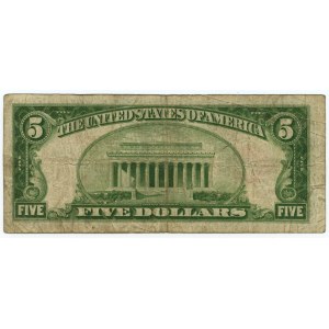 USA - 5 dolarów 1928 A - seria C
