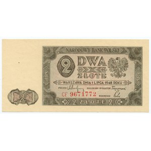 2 złote 1948 - seria CF