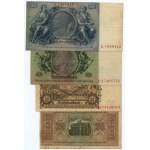 GERMANY - 1-100 marks (1935-1937) - set of 9 banknotes.