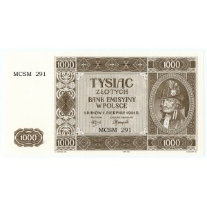 Rekonstrukcja 1000 złotych 1941 (2004) Krakowiak - MCSM 291