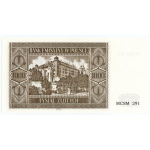 Rekonstrukcja 1000 złotych 1941 (2004) Krakowiak - MCSM 291