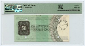 PEWEX - bon towarowy - 50 dolarów 1979 - seria HJ - PMG 64
