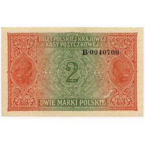 2 Marques polonaises 1916 - Série générale B