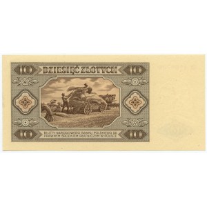 10 złotych 1948 - seria AW