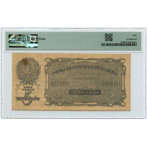 5,000,000 Polish marks 1923 - series C - PMG 50