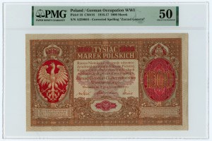 1.000 marek polskich 1916 - Generał - seria A - PMG 50