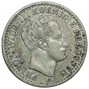 NIEMCY - Prusy, Fryderyk Wilhelm III - 1/6 Talara 1826 A