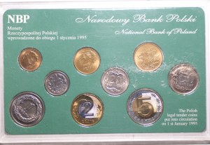Súbor obehových mincí po nominálnej hodnote 1990-1995