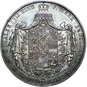 NIEMCY - Prusy, Fryderyk Wilhelm IV - 2 Talary 1856 (A)