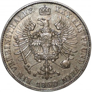 NIEMCY - Prusy, Fryderyk Wilhelm IV - Talar 1860 (A)