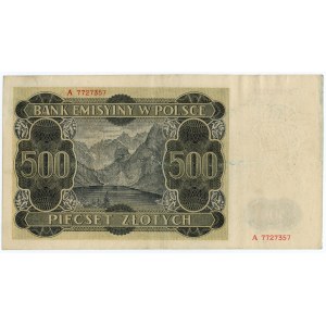 500 złotych 1940 - seria A