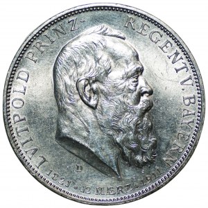 GERMANIA - Baviera, Reggente Luitpold - 5 marzo 1911 (D) Monaco di Baviera
