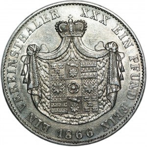 ALLEMAGNE - Lippe, Talar 1866 (A)