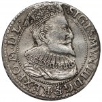 Sigismund III Vasa (1587-1632) - Sixpence 1596 - Malbork - large bust